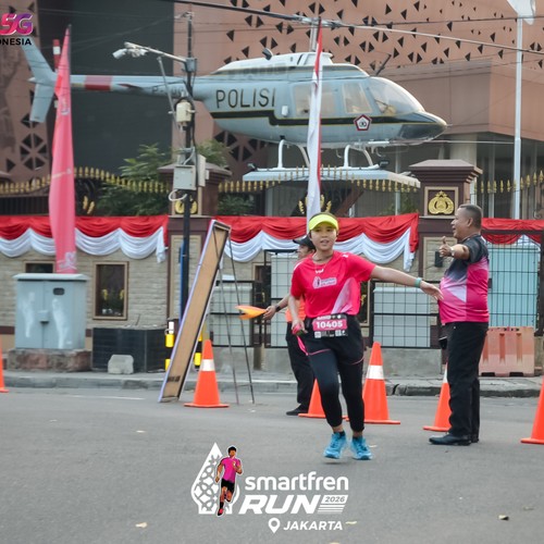 Race photo from SMARTFREN RUN 2026