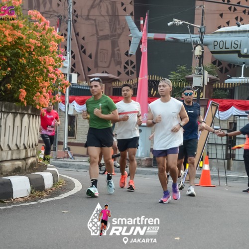Race photo from SMARTFREN RUN 2026