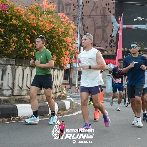 Race photo from SMARTFREN RUN 2026