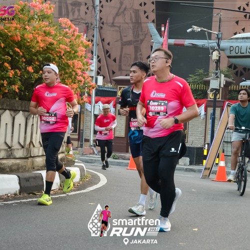 Race photo from SMARTFREN RUN 2026
