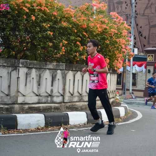 Race photo from SMARTFREN RUN 2026