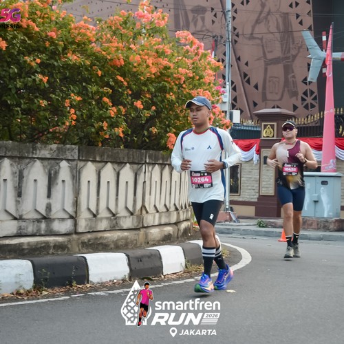 Race photo from SMARTFREN RUN 2026