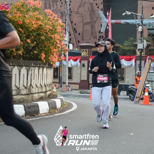Race photo from SMARTFREN RUN 2026