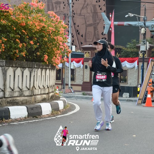 Race photo from SMARTFREN RUN 2026