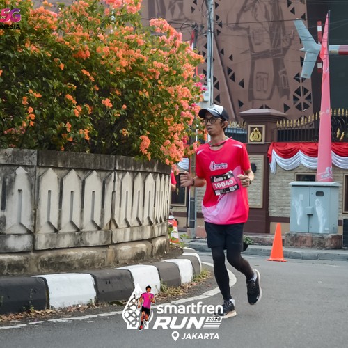 Race photo from SMARTFREN RUN 2026