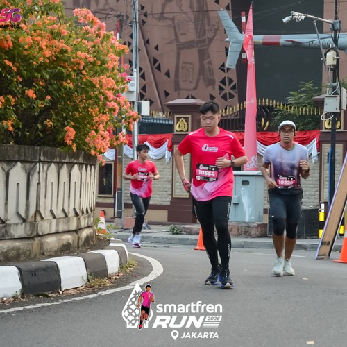 Race photo from SMARTFREN RUN 2026