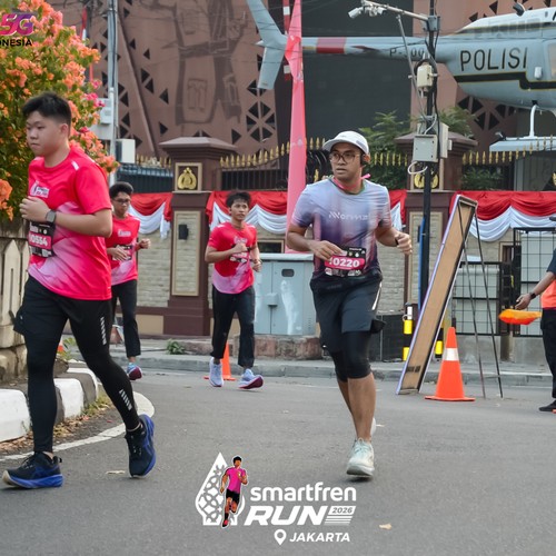 Race photo from SMARTFREN RUN 2026