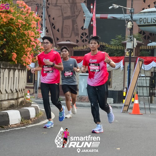 Race photo from SMARTFREN RUN 2026