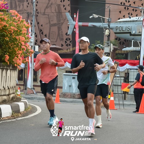 Race photo from SMARTFREN RUN 2026
