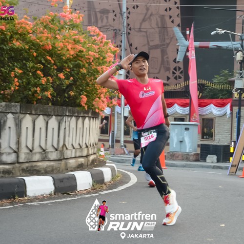 Race photo from SMARTFREN RUN 2026