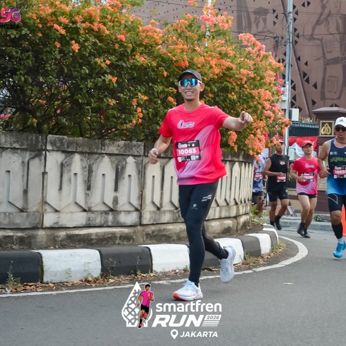 Race photo from SMARTFREN RUN 2026