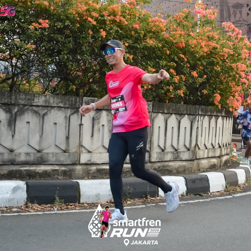 Race photo from SMARTFREN RUN 2026