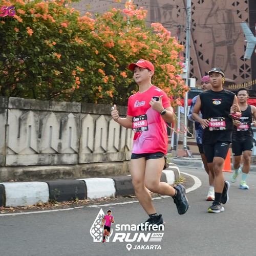 Race photo from SMARTFREN RUN 2026