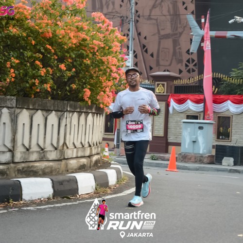 Race photo from SMARTFREN RUN 2026