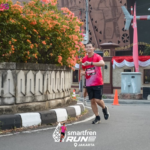 Race photo from SMARTFREN RUN 2026