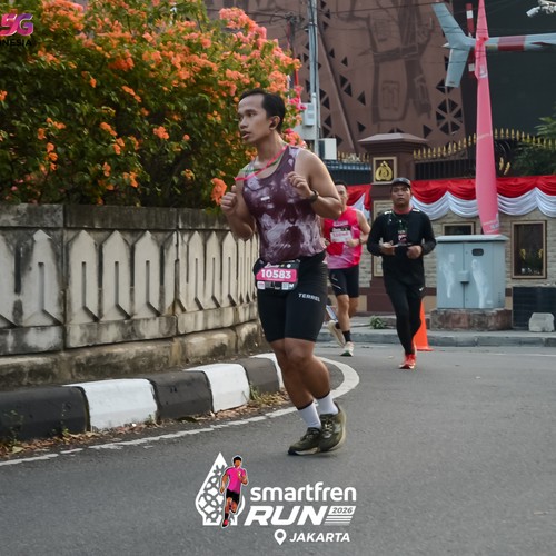 Race photo from SMARTFREN RUN 2026