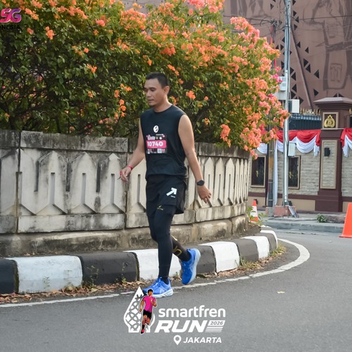 Race photo from SMARTFREN RUN 2026