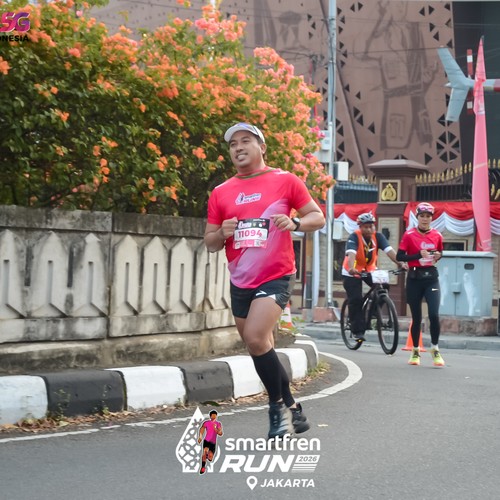Race photo from SMARTFREN RUN 2026