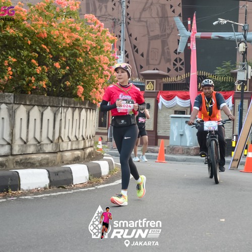 Race photo from SMARTFREN RUN 2026