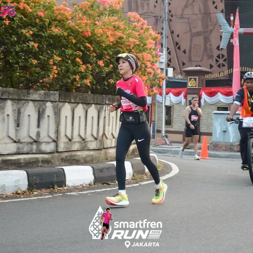 Race photo from SMARTFREN RUN 2026