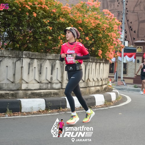 Race photo from SMARTFREN RUN 2026