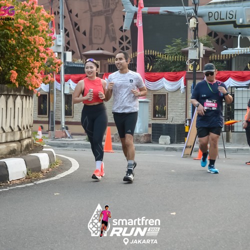 Race photo from SMARTFREN RUN 2026
