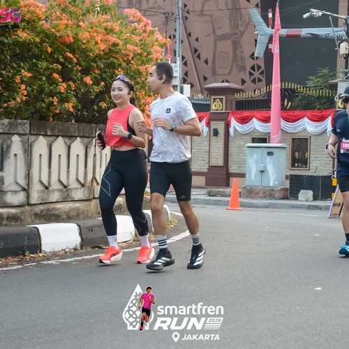 Race photo from SMARTFREN RUN 2026