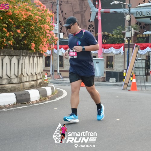 Race photo from SMARTFREN RUN 2026