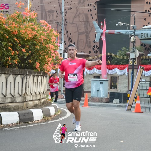 Race photo from SMARTFREN RUN 2026