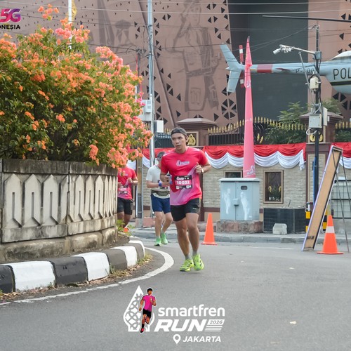 Race photo from SMARTFREN RUN 2026