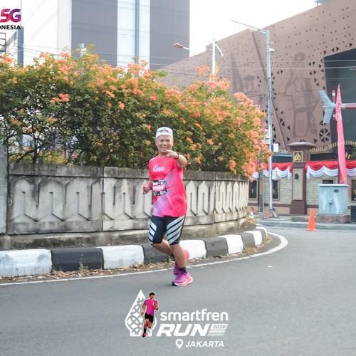 Race photo from SMARTFREN RUN 2026