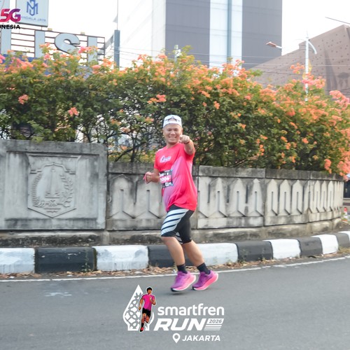 Race photo from SMARTFREN RUN 2026