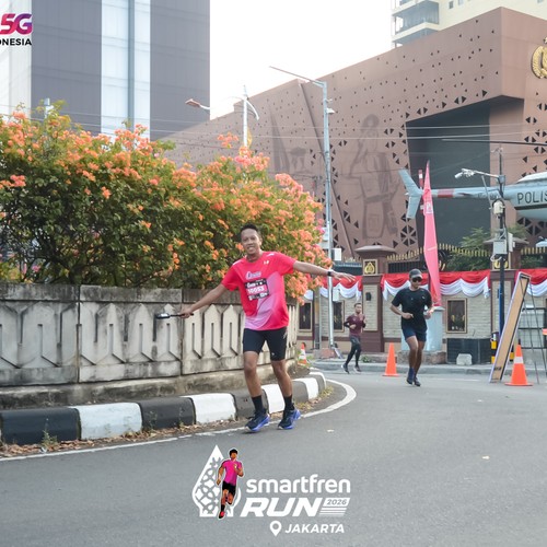 Race photo from SMARTFREN RUN 2026