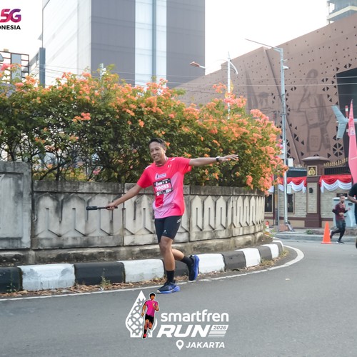 Race photo from SMARTFREN RUN 2026
