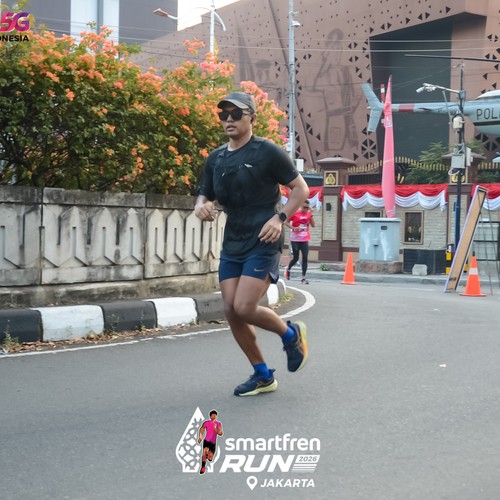 Race photo from SMARTFREN RUN 2026