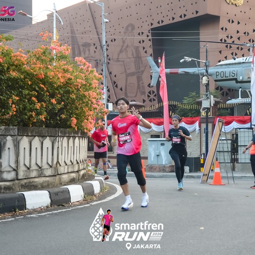 Race photo from SMARTFREN RUN 2026