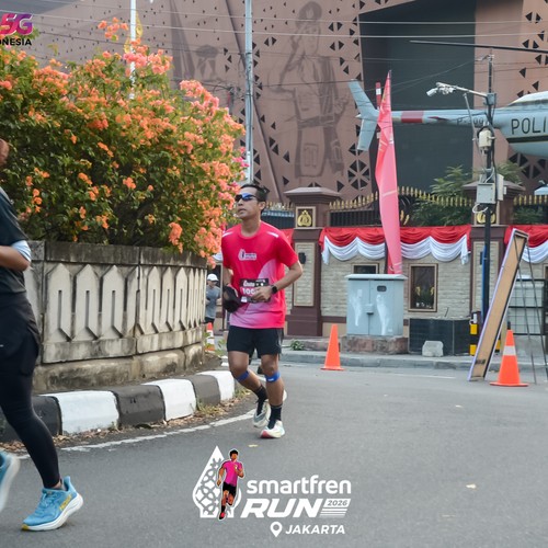 Race photo from SMARTFREN RUN 2026
