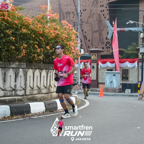 Race photo from SMARTFREN RUN 2026