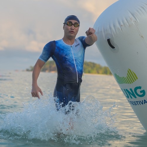 Race photo from Belitung Multisport Festival