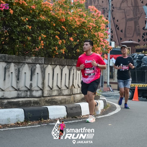 Race photo from SMARTFREN RUN 2026