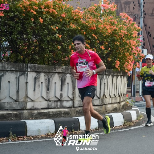 Race photo from SMARTFREN RUN 2026
