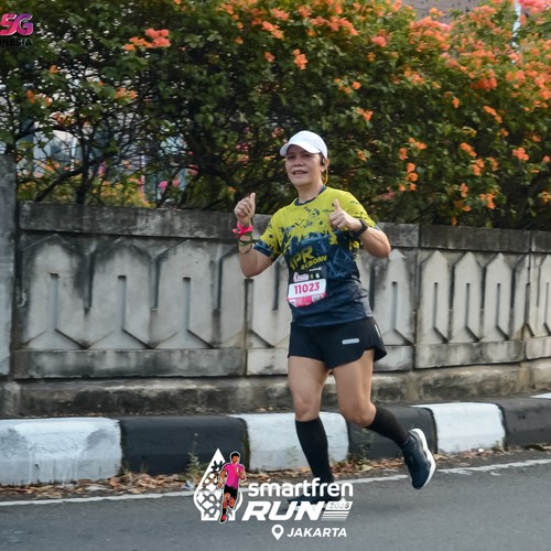 Race photo from SMARTFREN RUN 2026