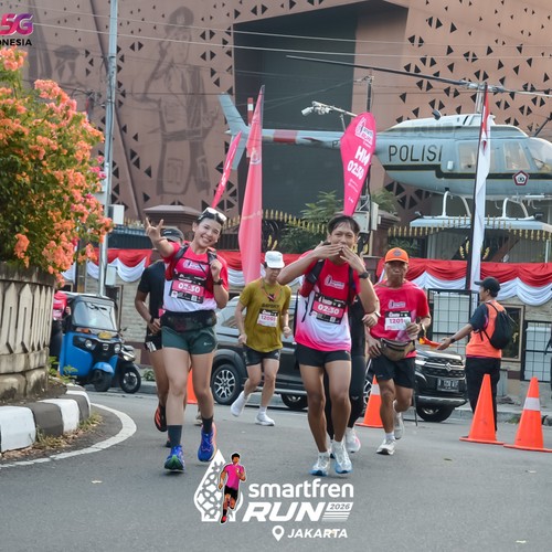 Race photo from SMARTFREN RUN 2026