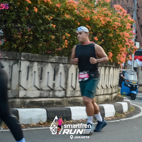 Race photo from SMARTFREN RUN 2026