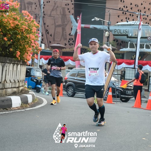 Race photo from SMARTFREN RUN 2026