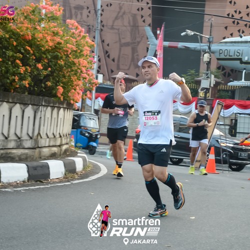 Race photo from SMARTFREN RUN 2026