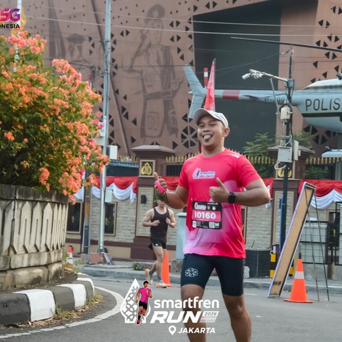 Race photo from SMARTFREN RUN 2026