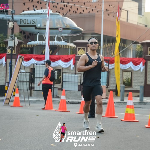 Race photo from SMARTFREN RUN 2026