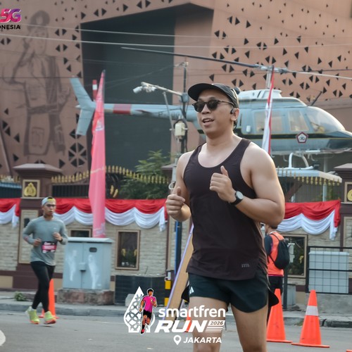 Race photo from SMARTFREN RUN 2026