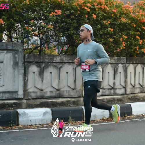 Race photo from SMARTFREN RUN 2026